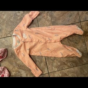 Lot of two baby girls 0 to 3 month sleepers